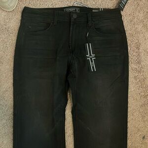 32W 32L Liverpool Relaxed Straight Fit Charcoal Gray Jeans